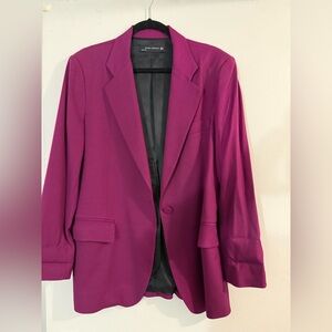 Zara Woman Fuchsia Jacket